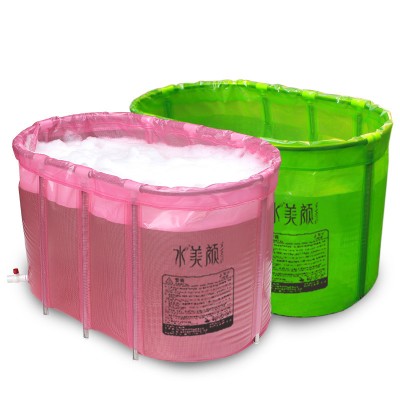 Portable PVC Folding Plastic Bathtub Container Adult