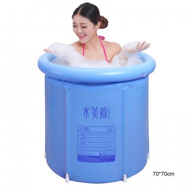 2020 Plastic PVC Portable Bath Tub Foldable Bathtub New Model For Adults