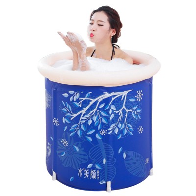 SMY Patent Inflatable PVC Plastic Folding Bathtub For Adult