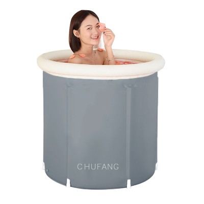 Customized PVC Folding Bathtub Portable Bath Tub With Private Logo