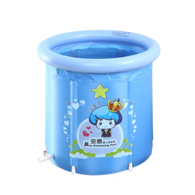 Eco-Friendly PVC Folding Inflatable Baby Bathtub Baby Swimming Barrel