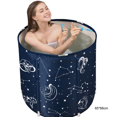 2020 New Model PVC Plastic Adult Bath Tub Folding Short Bathtub